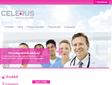 Tablet Screenshot of celerus-medical.com